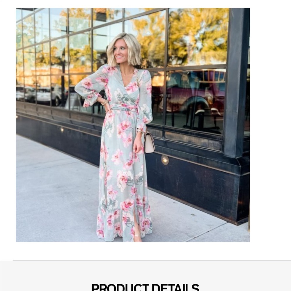 Light floral tie waist cover up